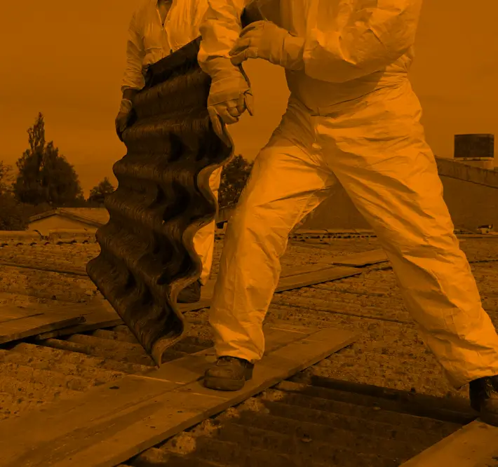 transportando amianto