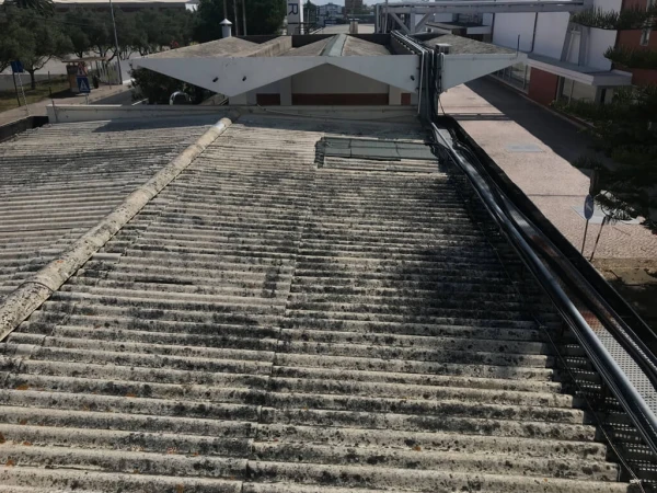 Cobertura em amianto