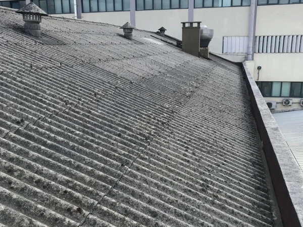 Cobertura em amianto